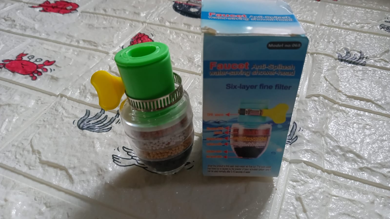 Six-layer water purifier for faucets Six-layer water purifier for faucets
